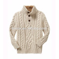 15PKSW27 mens fashion cable knit sweater 100% cotton